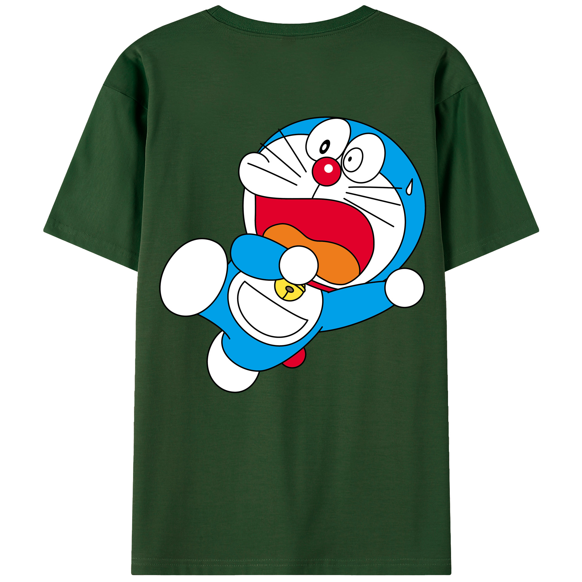 （画像用） ドラえもん Doraemon 綿100％半袖Tシャツ（背面プリント）